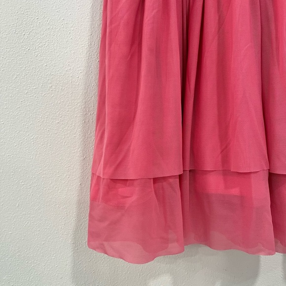 HANNA ANDERSSON pink floral daisy print layered dress size 140 cm/10 - Picture 4 of 8